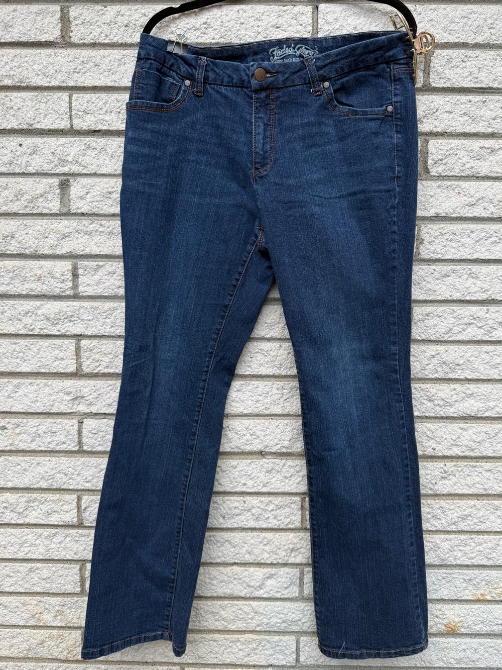Faded Glory Dark Blue Flare Jeans